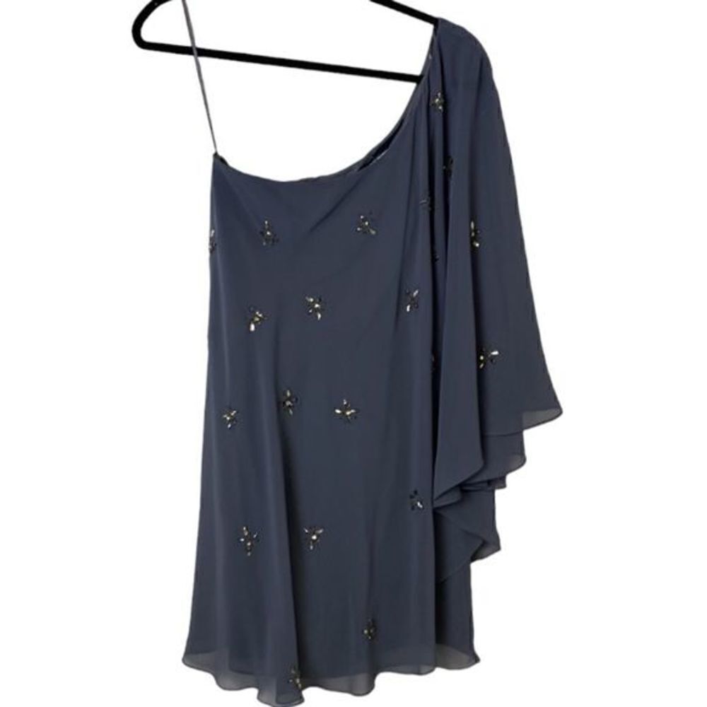 #317 JS BOUTIQUE overlay embellished mini dress